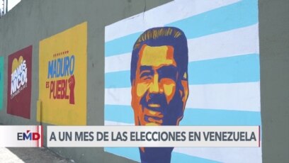A un mes de las elecciones de Venezuela 