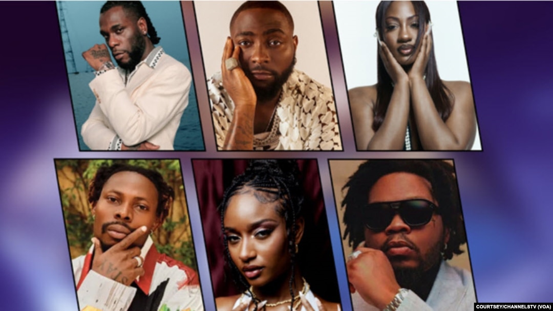 Burna Boy, Davido, Tems, Ashake, Ayra, da Olamide