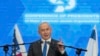 FILE — Prime Minister Benjamin Netanyahu speaks during a gathering of Jewish leaders at the Museum of Tolerance in Jerusalem, Feb. 18, 2024.