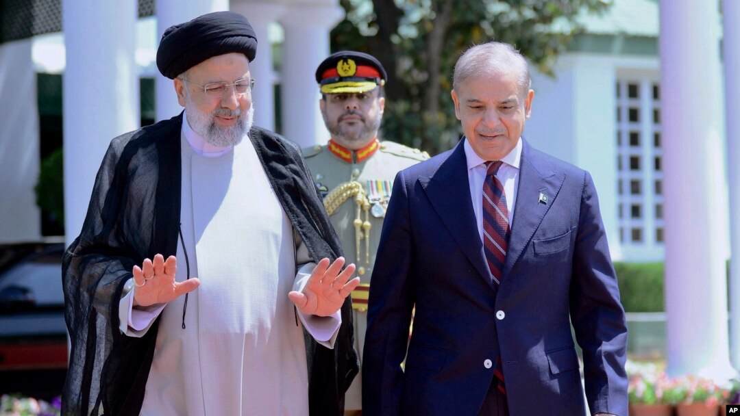 شهباز شریف، صدر اعظم پاکستان و ابراهیم رییسی، رییس جمهور ایران
