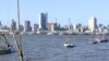 Cidade de Maputo, vista do mar, Moçambique