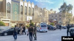 مخروبه‌های به جا مانده از حملۀ اسراییل بر قونسلگری ایران در دمشق