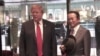 特朗普在紐約與日本前首相麻生太郎