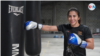 Yokasta Valle Álvarez, boxeadora profesional nacida en Nicaragua y nacionalizada costarricense. [Foto: VOA, Houston Castillo]