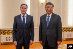 지난 26일 중국을 방문한 토니 블링컨 미국 국무장관이 베이징 인민대회당에서 시진핑 중국 국가주석과 면담을 가졌다.