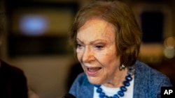 Rosalynn Carter no Centro Carter em Atlanta, Georgia, Nov. 5, 2019