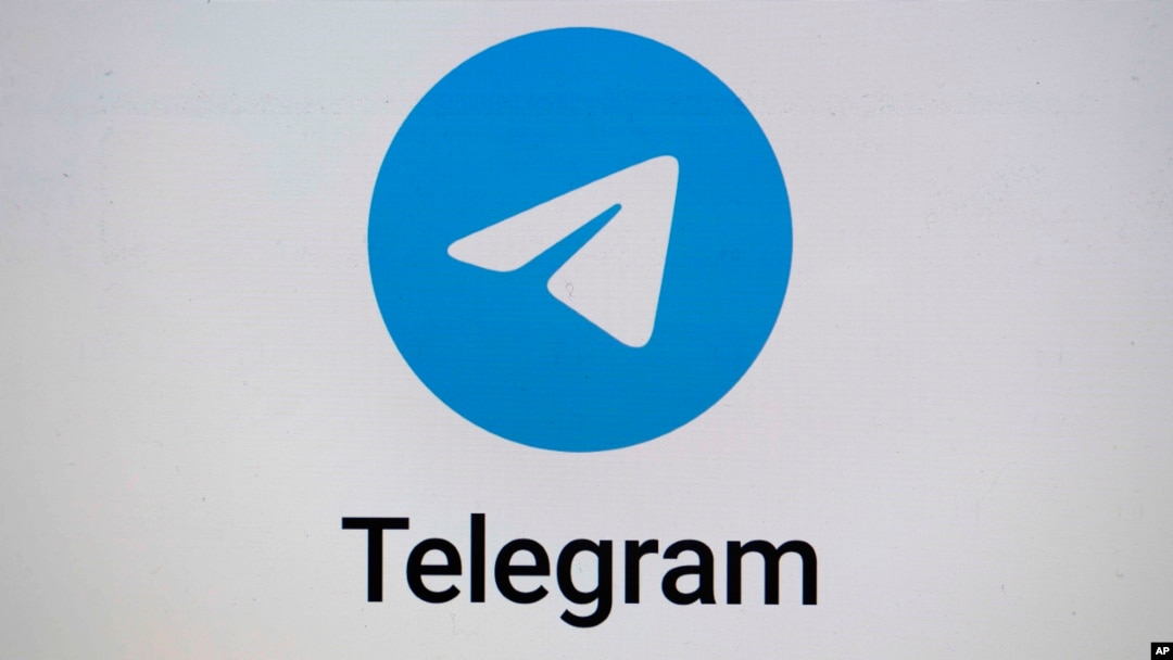 FILE - The logo for the Telegram messaging app is seen on a notebook screen in Munich, Oct. 17, 2022.