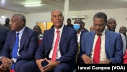 Abel Chivukuvuku, Adalberto Costa Júnior, Filomeno Vieira Lopes, em Luanda.