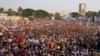 Activists and supporters of the opposition BNP at a political rally of the party in Rajshahi, Bangladesh, Dec. 3, 2022. (KM Najmul Haque/VOA) 