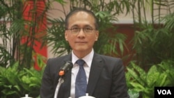 台灣行政院長林全（美國之音楊明拍攝）