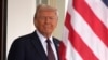 U.S. President Donald Trump stands at the White House in Washington, Feb. 27, 2025.