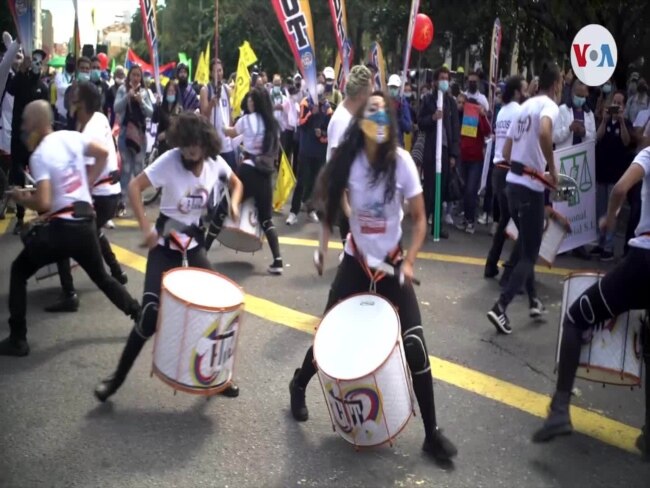 Colombia vive una nueva jornada de manifestaciones pacificas