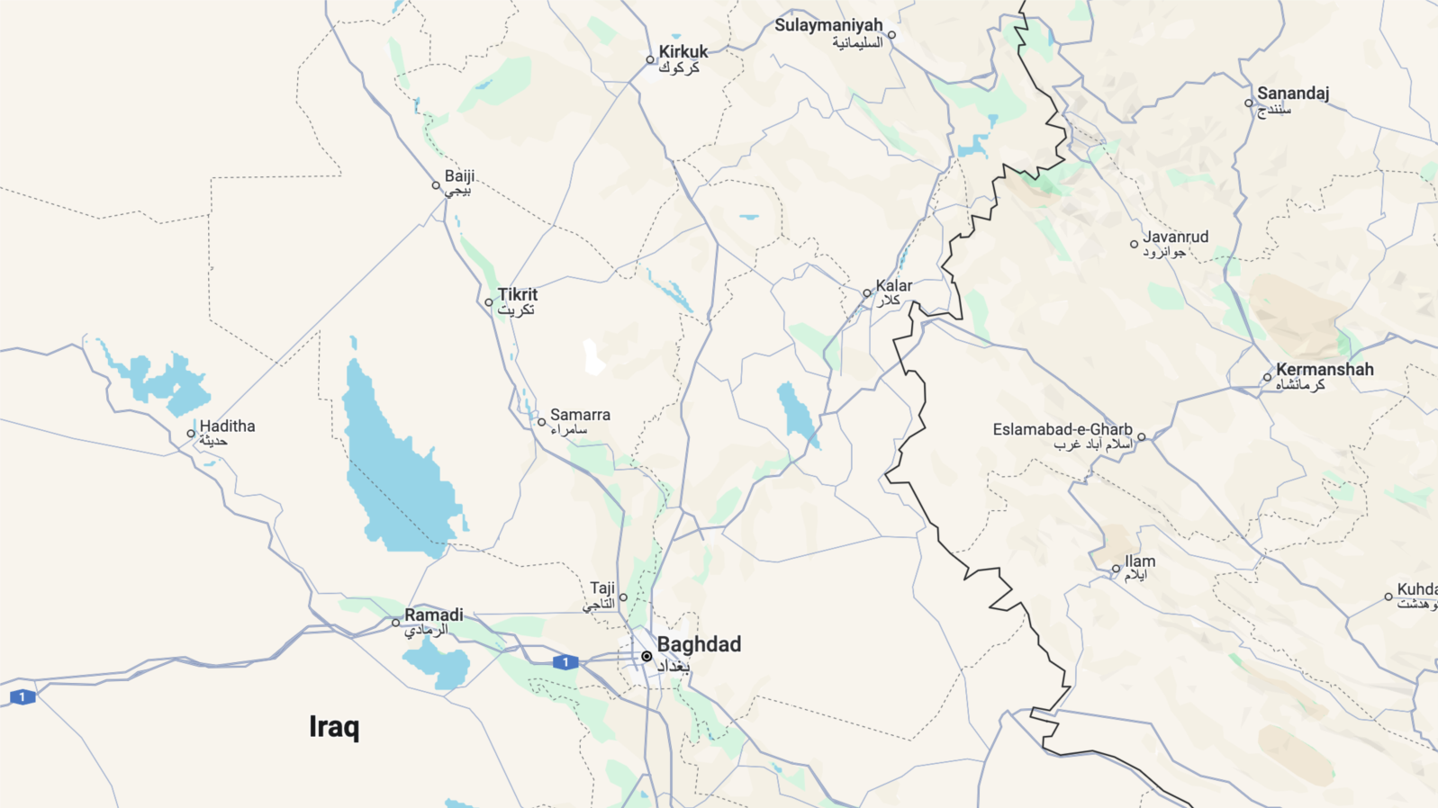 Map of Iraq