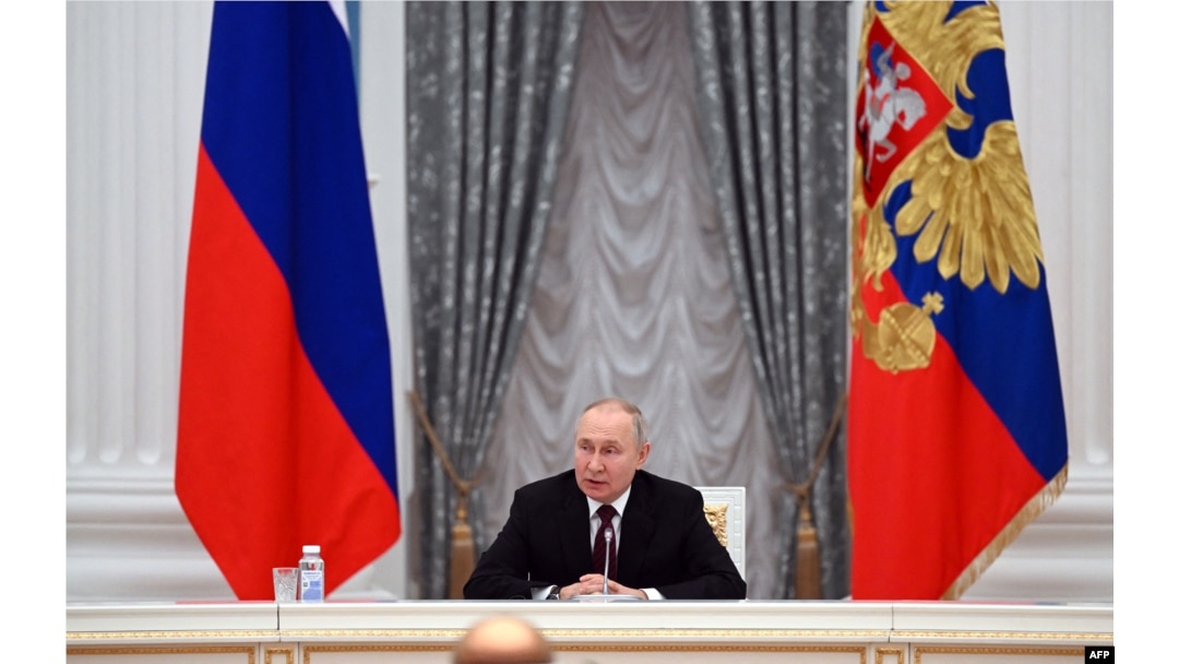 Rossiya rahbari Vladimir Putin, Kreml, Moskva, 8-fevral, 2023
