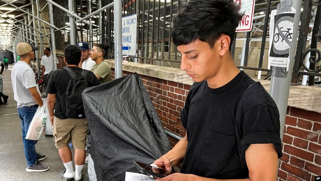 Nyu-York ko'chalaridagi migrantlar