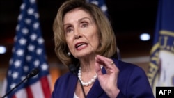 U.S. House Speaker Nancy Pelosi, D-Calif., holds her weekly press conference on Capitol Hill in Washington, July 29, 2022.