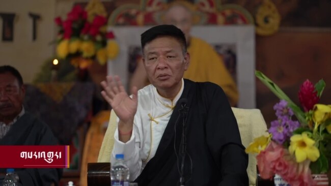 སྲིད་སྐྱོང་གིས་བོད་ནི་རྒྱ་ནག་གི་ཆ་ཤས་རེད་ཟེར་བ་དེར་ངོས་ལེན་མེད་ཟེར། 