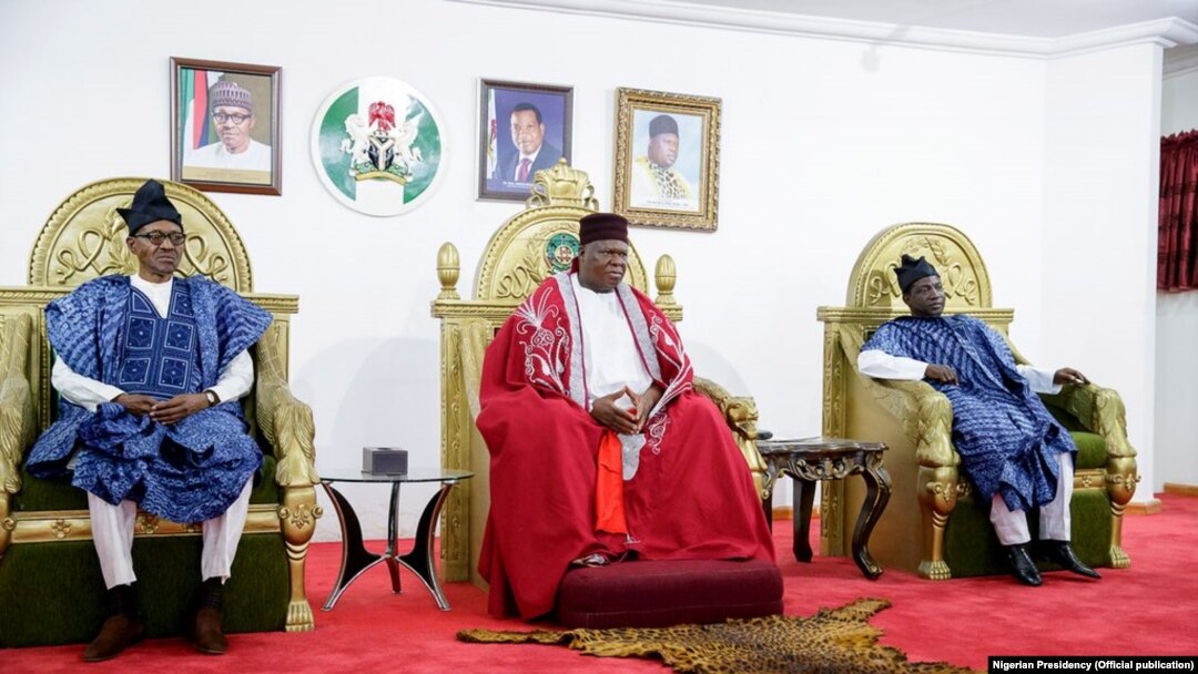 Buhari a Fadar Gwamnan jahar Filato