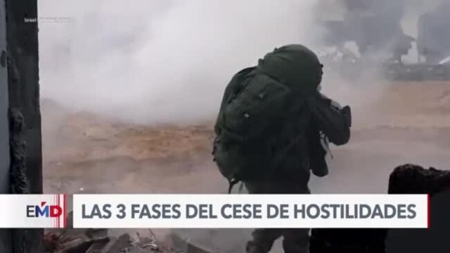 Tres fases integran acuerdo para un cese de hostilidades en Gaza