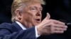 El presidente Donald Trump habla en un mitin en Battle Creek, Michigan, el 18 de diciembre de 2019. 