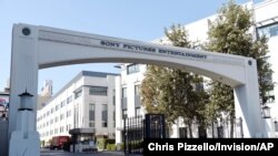Entrada al complejo de Sony Pictures Entertainment en Culver City, Californi, el 30 de agosto de 2016.