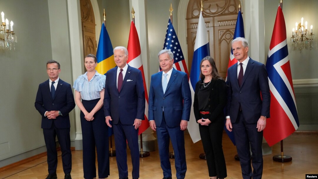 პრეზიდენტი ჯო ბაიდენი ნორდიკული ქვეყნების ლიდერებთან ერთად სამიტს ესწრება