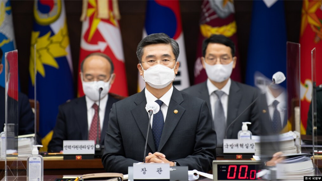 서욱 한국 국방장관. 사진=한국 국방부.