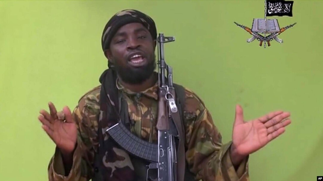 This photo taken from video provided by Nigeria's Boko Haram network on May 12, 2014, shows the group's leader, Abubakar Shekau.