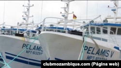 Embarcações da Ematum, empresa criada no âmbito das dívidas ocultas. Moçambique