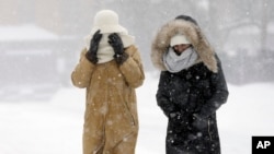 美國麻薩諸塞州波士頓降臨暴風雪