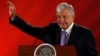 El presidente de México, Andrés Manuel López Obrador, durante una conferencia de prensa en Ciudad de México el 22 de febrero de 2019.