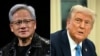 特朗普與英偉達創辦人黃仁勳會面討論芯片出口問題