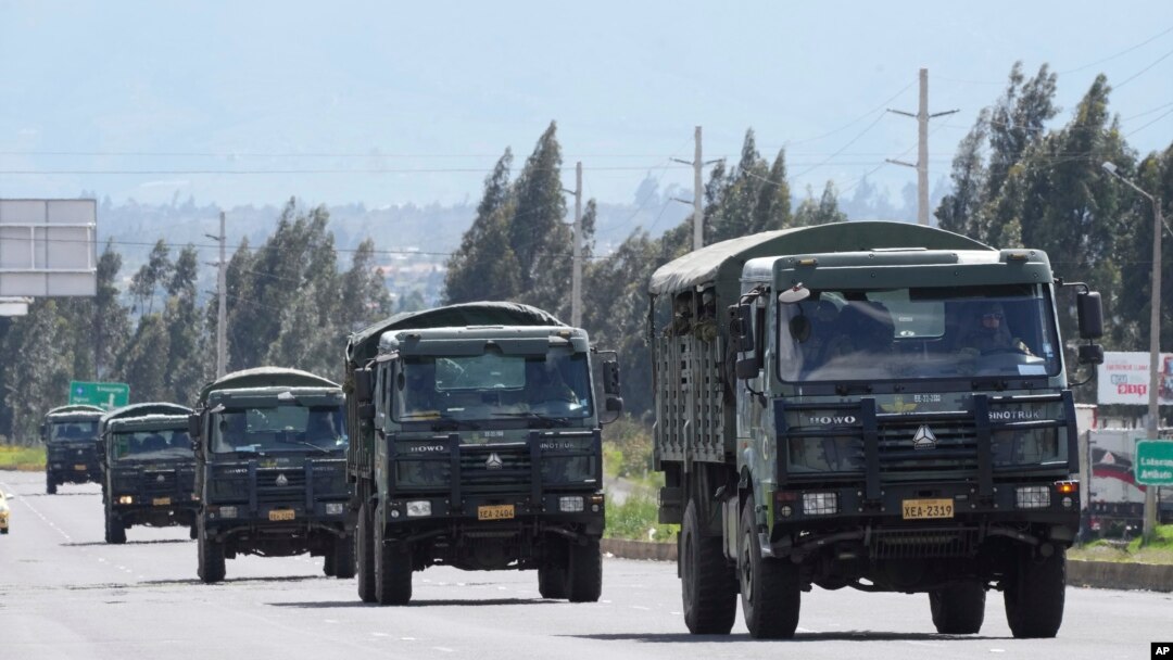 ARCHIVO - El gobierno de Ecuador ha dispuesto de su fuerza militar y policial para hacer frente a la violencia desatada por los cárteles de la droga que operan en el país. Esperan cooperación para reforzar sus capacidades de respuesta ante el crimen organizado.