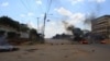 Nesta foto de arquivo, distúrbios em Nampula, Moçambique