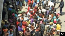 Manifestação, ontem, na cidade do Namibe