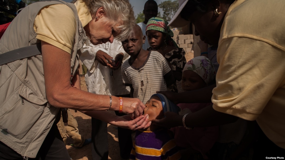 Rotary polio vaccination day in Kaduna, Nigeria (Ruth McDowall)