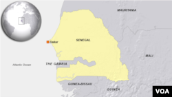Map of Senegal