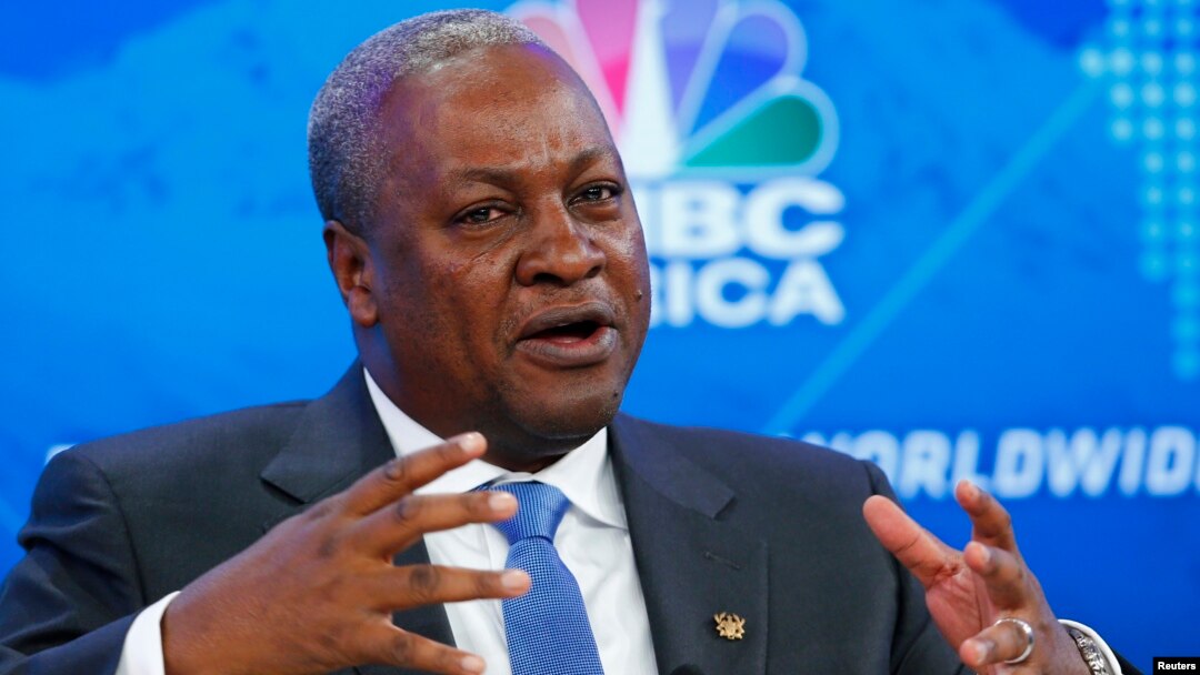 Shugaban Kasar Ghana John Dramani Mahama.