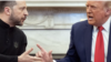 Tổng thống Hoa Kỳ Donald Trump (phải) và Tổng thống Ukraine Volodymyr Zelenskyy đấu khẩu công khai trong cuộc họp tại Phòng Bầu dục của Nhà Trắng hôm 28/2/2025.