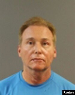 Rene Boucher, 59, of Bowling Green, who Kentucky State Police say assaulted U.S. Senator Rand Paul at his residence, is seen in this Warren County Detention Center photo, in Bowling Green, Ky., Nov. 3, 2017.