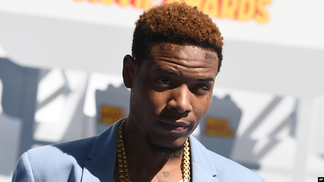 Fetty Wap arrives at the MTV Movie Awards at the Nokia Theatre on April 12, 2015, in Los Angeles. 