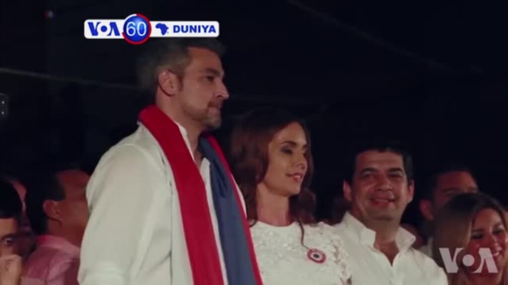 VOA60 Duniya: A kasar Paraguay Dan Takarar Jam'iyyar Da Ke Jagoranci, Mario Beniz, Ya Lashe Zaben Shugaban Kasa