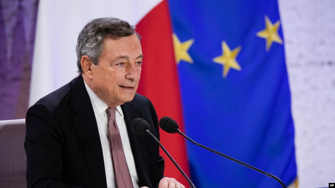 Primeiro-ministro Mario Draghi