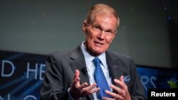 FILE - NASA Administrator Bill Nelson speaks during a news conference at NASA headquarters in Washington, June 2, 2021.