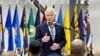 U.S. Defense Secretary Chuck Hagel speaks to members of the military during his visit to Bagram Airfield in Bagram, June 1, 2014.