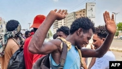 Wahamiaji kutoka eneo la Amhara. Septemba 7, 2023.