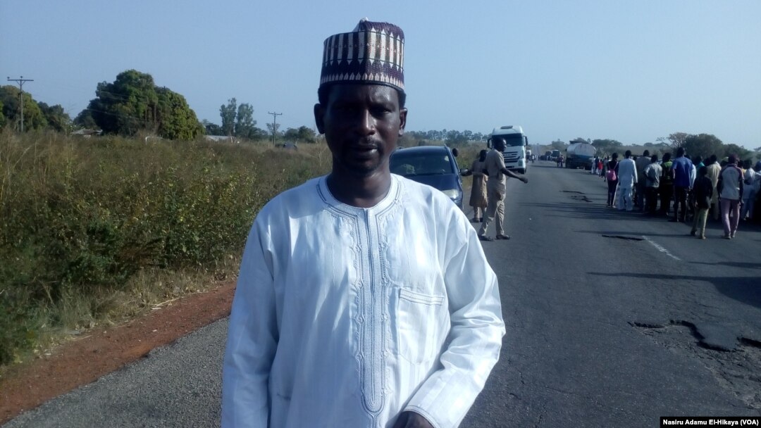 Nasiru Adamu El-Hiyaka Lokacin Kan Hanyar Kaduna Zuwa Abuja
