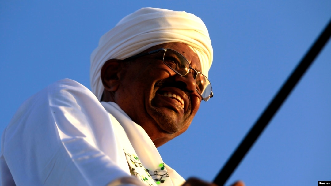 FILE - Sudanese President Omar al-Bashir.
