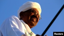 FILE - Sudanese President Omar al-Bashir