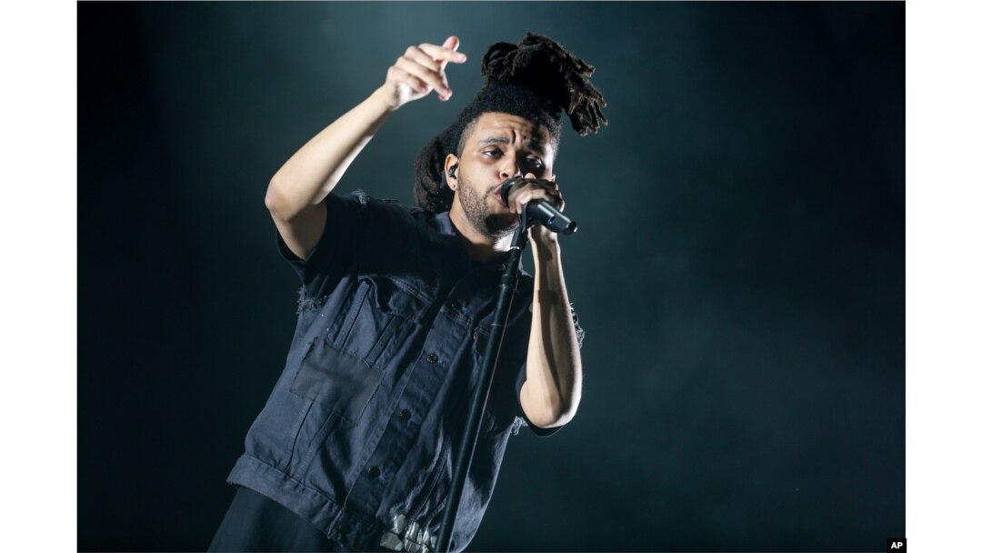 The Weeknd performs at the 2015 Coachella Music and Arts Festival on April 18, 2015, in Indio, Calif.